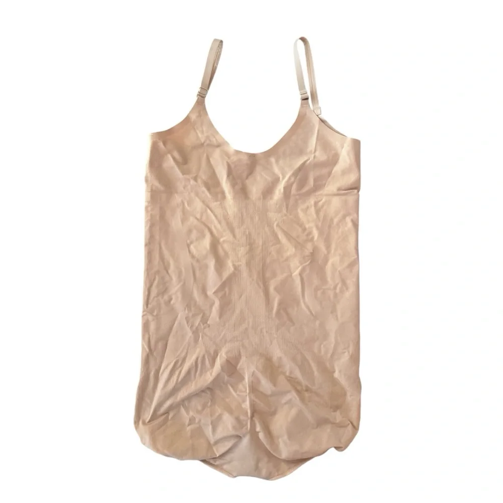 SPANX SPANXsculpt OnCore Nude Open-Bust Brief‎ Sculpting Body Shaper Bodysuit XL
